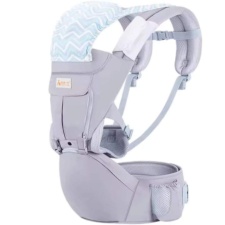 Mochila Porta Bebé Ergonómica de Algodón Puro | Ligera y Transpirable | Para Recién Nacidos y Niños Pequeños de 3 a 48 Meses - 1