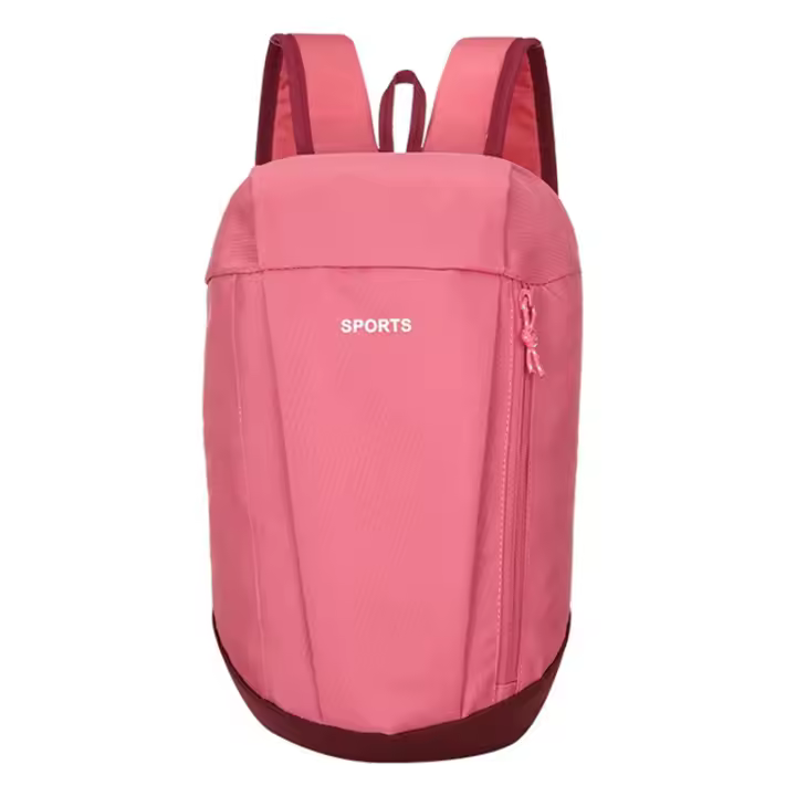 Mochila Deportiva De Viaje Mini Para Mujeres Y Hombres Sencilla Y Ligera De Polyester Con Cierre De Cremallera Estilo Casual - 1