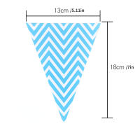 Bandera Dorada Y Plateada De Papel Para Decoración De Fiestas Y Bodas DIY Glitter Bunting Banner Para Eventos En Casa - details 0