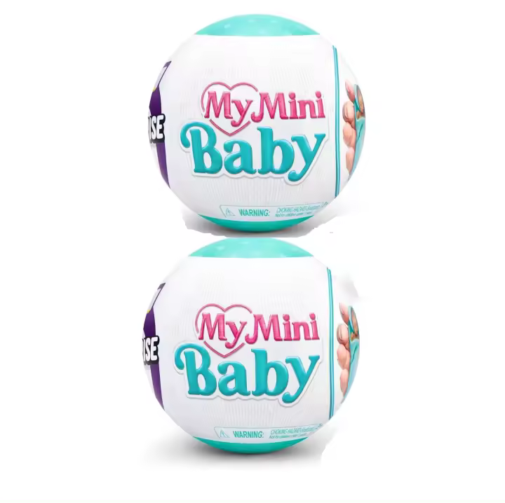 Pack 2 Capsules - ZURU 5 Surprise My Mini Baby Series 1 - Cápsula Misteriosa Coleccionable, Juguete para Niñas, Bebé en Miniatura Realista, Juego y Accesorios - 1