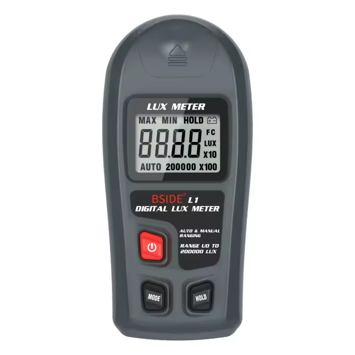 Medidor De Luz Digital LCD BSIDE L1 0~200,000 Lux Medidor De Iluminación Portátil Sensor Fotómetro Medidor De Luxo - 1