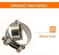 ZSDTRP Kit De Abrazaderas Para Escape De Motocicleta De Acero Inoxidable 26-63mm Universal Para Muffler Slip-on - details 5