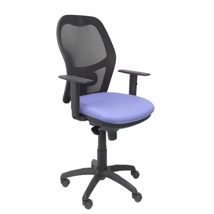 Piqueras Y Crespo Silla Jorquera Negro y Azul Ergonómica - 1