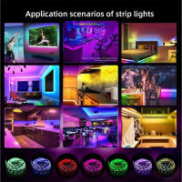 Tira De Luces LED SMD5050 5M USB Para TV Y Escritorio Cambio De Color Decoración De Dormitorio Lámpara DIY Iluminación Atmosfera - details 7