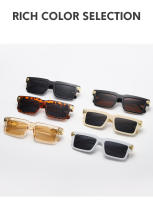 Gafas De Sol Retro Rectangular Vintage Para Mujer Y Hombre Marca Nueva Moda 2025 Protección UV Lentes Cuadrados Para Pesca Y Exteriores - details 3