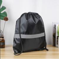 Nueva Mochila De Nylon Con Cordón Ruched Gran Capacidad Para Deportes Y Fitness Mochila Escolar De Hombro Unisex - details 12
