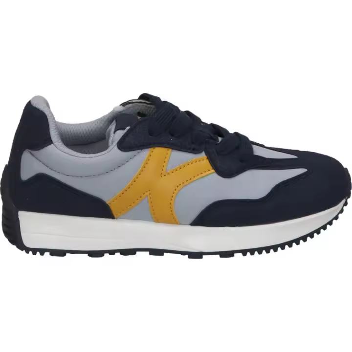 BUBBLE | Deportivas Bubble para niño – Zapatillas color Azul marino con gris - Zapatillas con cordones - Alta Calidad - Casual - Modelo P5000 - 1