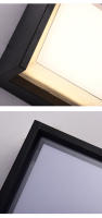 Lámpara De Pared LED Impermeable IP65 Para Exterior Luz De Exterior Moderna En Negro Decorativa Y Funcional Iluminación Exterior Sconce - details 8