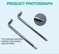 Llave De Destornillador Tipo L Phillips/Hexágono PH0 PH1 PH2 H4 H5 H6 Mini Destornillador De Acero Al Carbono Con Forma Elbowed Arm - details 2