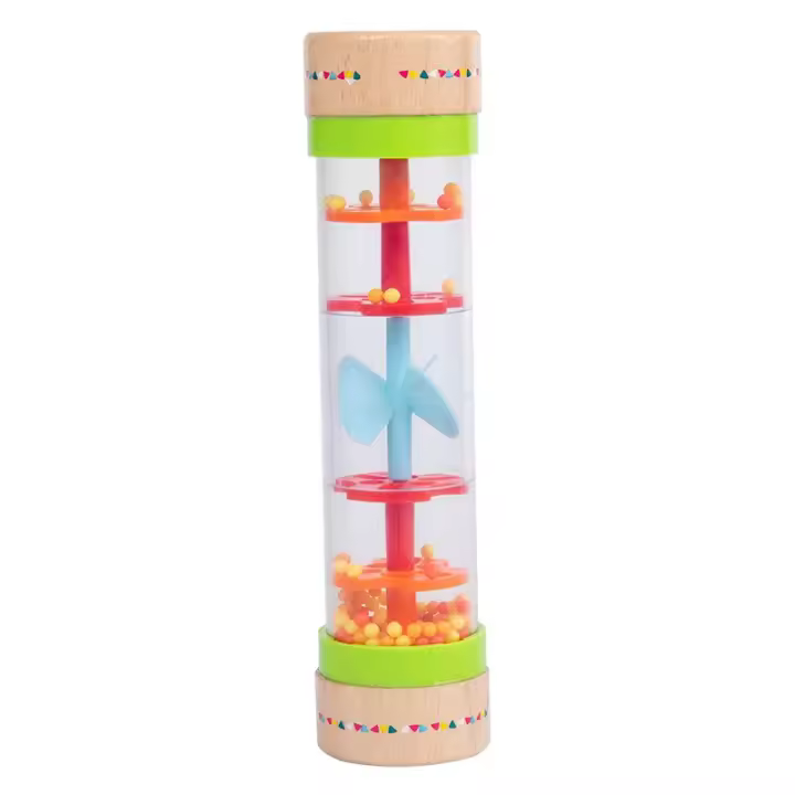 Juguete Educativo De Edad Temprana Orff Musical Tubo De Sonido De Lluvia Horloge De Arcoíris Plástico Simulación Para Niños - 1