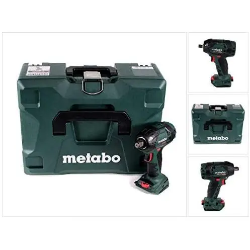Atornillador de Impacto Metabo Sin Escobillas 18V SSW 18 LTX 300 BL con Maletín Metaloc - 1