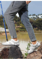 Nuevos zapatos de senderismo de cinco dedos para exteriores, zapatos de escalada todoterreno gruesos para hombres, zapatos de senderismo transpirables, zapatos para vadear arroyos - details 0