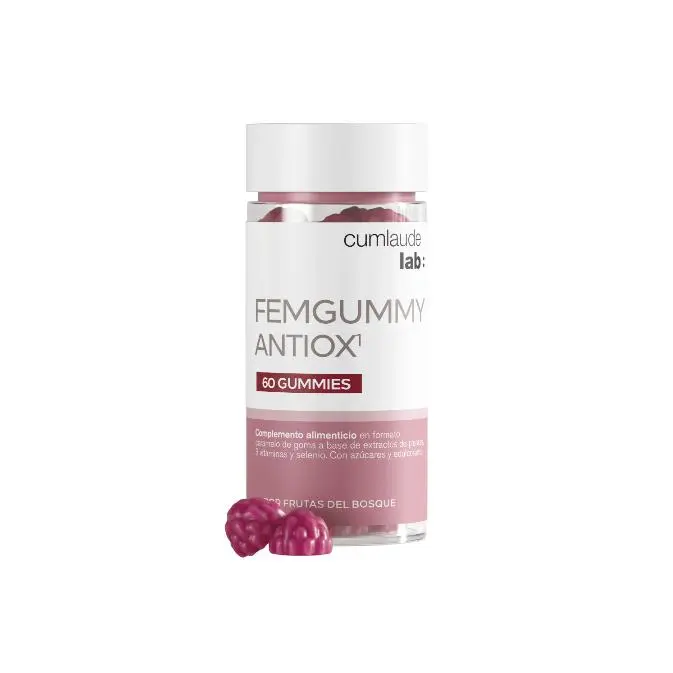 CUMLAUDE LAB Femgummy Antiox - Sabor Frutas del Bosque - 60Gummies - 1
