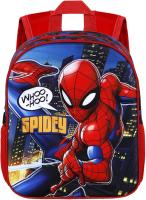 Mochila 3D Pequeña Mighty Spiderman Marvel Color Azul y Rojo. Tamaño 31x26x11cm. KARACTERMANIA - details 4