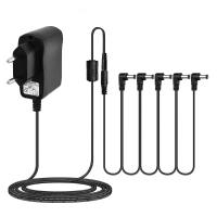 Adaptador De Energía Rowin Para Pedales De Guitarra Eléctrica 5 Maneras Cable Daisy Chain 9V DC 500mA Accesorios De Plug Pod - details 0