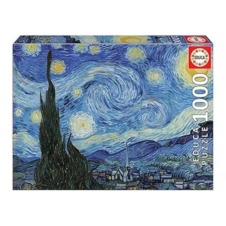 Educa Puzzle La Noche Estrellada Vincent Van Gogh 1000 Piezas 19263 - 1