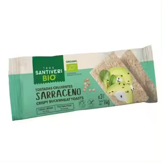 TOSTADAS DE TRIGO SARRACENO 3ud 14gr. BIO - 1