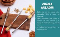 Chaira Afilador de cuchillos Barbacoa Asado Mango Artesanal - details 1