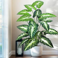 Artificial Pothos Monstera De 60-109cm Planta De Pollo Falso De Plástico Decoración Festiva Para El Hogar Y La Oficina - details 7