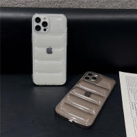 Funda Puffer Transparente Para iPhone Shockproof Antisuciedad Y Antideslizante Cubierta Suave Para Parejas Compatible Con Modelos 15 14 13 12 11 pro Max XR X XS 7 8 plus - details 2