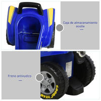 HOMCOM Quad Correpasillos para Niños Mayores de 18-36 Meses Coche Cuatrimoto con Funciones de Luces Bocina y Espacio Secreto de Almacenaje 60x31x42 cm - details 6