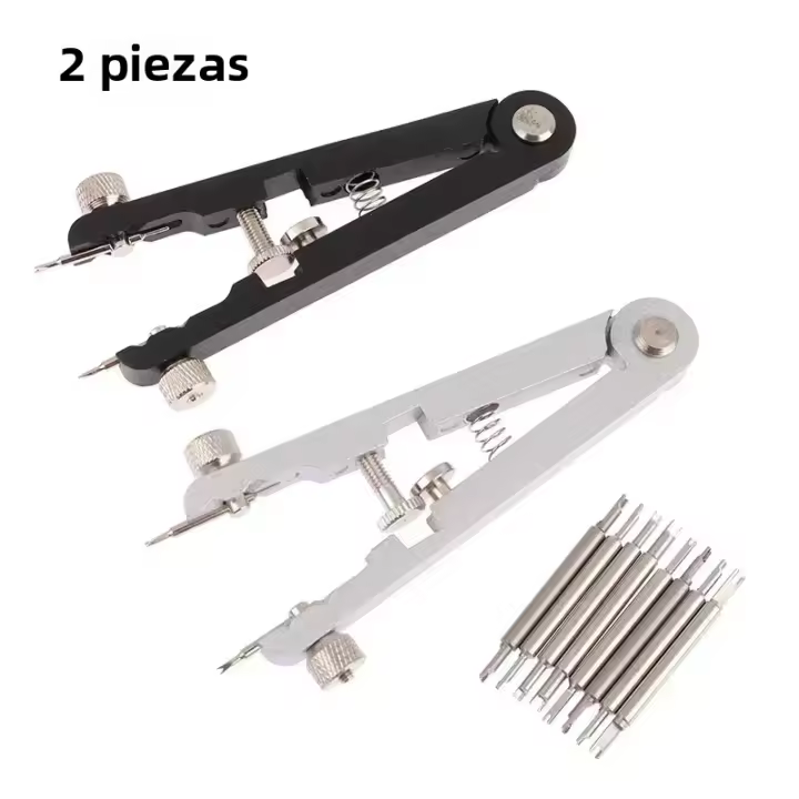 Herramienta De Reparación Para Relojes Abrazadera De Pulsera Reemplazo 6825 Barra De Resorte Remover Ajustador De Correa De Reloj Herramientas De Desmontaje Y Montaje - 1