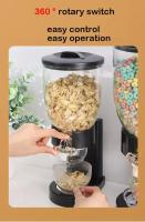 Jars De Almacenamiento Para Cereales Doble Barril Separador De Tanque De Granos Botella De Alimentos Organizador De Cocina - details 4