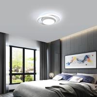 Plafon Led Techo, 32Wa Lámpara de Techo LED, 2350LM Blanco Frío 6500K, Creatividad Redondo Luz de Techo del Para Corredor Baño Cocina Sala de Estar Dormitorio Pasillo, Largo 28cm - details 1
