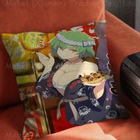 Funda De Cojín Senran Kagura Hikage Para Sala De Estar Sofá Decoración Del Hogar Personalizable Material Poliéster/celulosa Tamaño 40x40 Cm 45x45 Cm 50x50 Cm 60x60 Cm - details 9