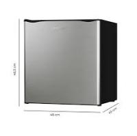 Cecotec 151 GrandCooler 20000 SilentCompress Inox E Mini Frigorífico acero inoxidable compartimento congelador interior capacidad de 46 Litros - details 1