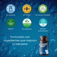 Colágeno Marino Hidrolizado 100% Puro - 1.215mg, 180 Cápsulas  Alta Absorción  Piel Radiante y Sin Arrugas  Huesos y Articulaciones Fuertes  Alivio del Dolor Articular  Fabricado en España  Vitalnatura - details 2