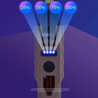 Lámpara De Trabajo LED De Emergencia Con Dobladillo Y Imán Fuerte Luz Fuerte Flashlight Tipo C Para Servicio De Coche - details 17
