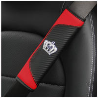 Cubiertas De Cinturón De Seguridad Para Coche En Fibra De Carbono PU Impermeables Para Adultos Jóvenes Y Niños Accesorios Interiores De Automóvil - details 7