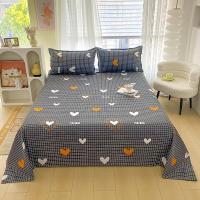 Sábana Plana De Cama Doble Con Estampado De Flor Roja Sábana Superior De Poliéster 100% Para Cama Individual/Reina/King - details 10