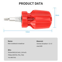 Mini Destornillador Portátil De Plástico Transparente Con Mango Herramienta De Reparación De Coches Precisión Con Cabezas Phillips Torx Y Clavija - details 1