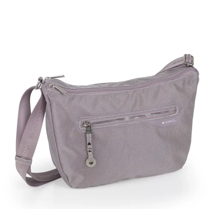 Bolso Bandolera Mujer Gabol Nadine - Doble Compartimento, Impermeable, Color Lila de 33x23x10 cm, 5,6 l, 0,25 kg - 1