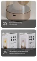 Vela LED Recargable Con Sensor De Movimiento Luz Nocturna Small Flameless Candelabra Para Decoración Del Hogar Lámpara De Ambiente - details 6