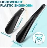 Cuchara Profesional Portátil Mini Para Calzado Durable De Plástico Auxiliar De Cambio De Zapatos Flexible Para Niños - details 0