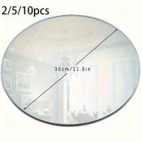 Bandeja De Espejo Acrílico De 11.81 Pulgadas Para Decoración De Boda Y Banquete Ajustable Para Mesa Y Ocasión - details 0