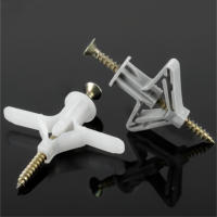 Anclaje De Tornillo Con Plástico 50/100pcs Para Techo Muro Y Cable Accesorios De Expansión De Tubo Aéreo M4 Kit De Herramientas Para Carpintería - details 1