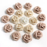 5Pcs Cabezas De Flores Rosa Artificiales Para Decoración De Hogar Boda DIY Wreath Accesorios Para Scrapbook Flores Falsas De Seda Para Aniversario Baño De Muybridal - details 3