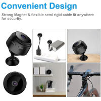 Cámara Mini A9 WiFi Inalámbrica 1080p Grabadora De Voz Para Seguridad Doméstica Y Vigilancia Cámara De Video Full-HD Con Tarjeta MicroSD Compatible - details 2
