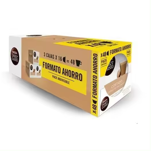 PACK 3 CAJAS DOLCE GUSTO CORTADO PACK AHORRO - 1
