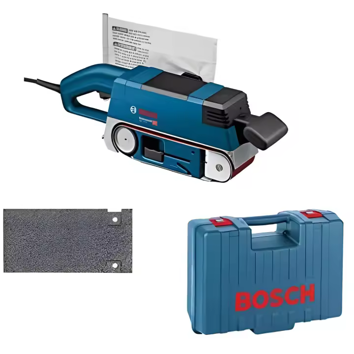 Bosch Professional GBS 75 AE Set - Lijadora de banda (750 W, ancho banda 75 mm, colector polvo, en maletín) - 1