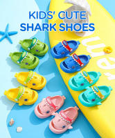 Zapatillas De Jardín Para Niños Protección De Dedos Antideslizantes Impermeables Megalodon Tiburón Casual Playa Verano Unisex - details 0