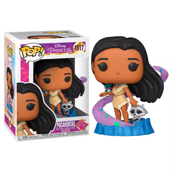 Funko POP! Disney: Ultimate Princess - Pocahontas - Disney Princesses - Princesas Disney - Figura de Vinilo Coleccionable - Idea de Regalo- Mercancia Oficial - Juguetes para Niños y Adultos - MR POPYE - 1