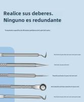 11Pcs Aparatos De Cuidado De La Piel Para Rostro Herramientas De Limpieza Profunda De Poros Agujas Para Eliminación De Acné Y Puntos Negros Herramientas De Pelaje - details 2