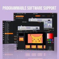 Teclado Mecánico Gaming LT84 - Bluetooth Inalámbrico + 3 Modos de Conexión: Retroiluminación RGB, Pantalla LCD a Color, Interruptores Hot-Swap | Compatible con PC, Portátil, Tablet y Móvil - details 2