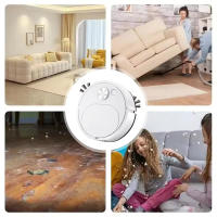 Nueva Máquina Limpiadora Inteligente Aspiradora 3 En 1 Con Potencia De Succión De 4000 Pa Ideal Para Alfombras Y Suelos Con Pelos De Mascotas - details 15