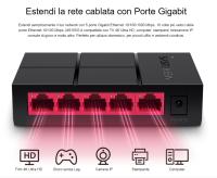 Puertos De sobremesa del interruptor 5-10/100/1000Mbps-Mercusys MS105G - details 0